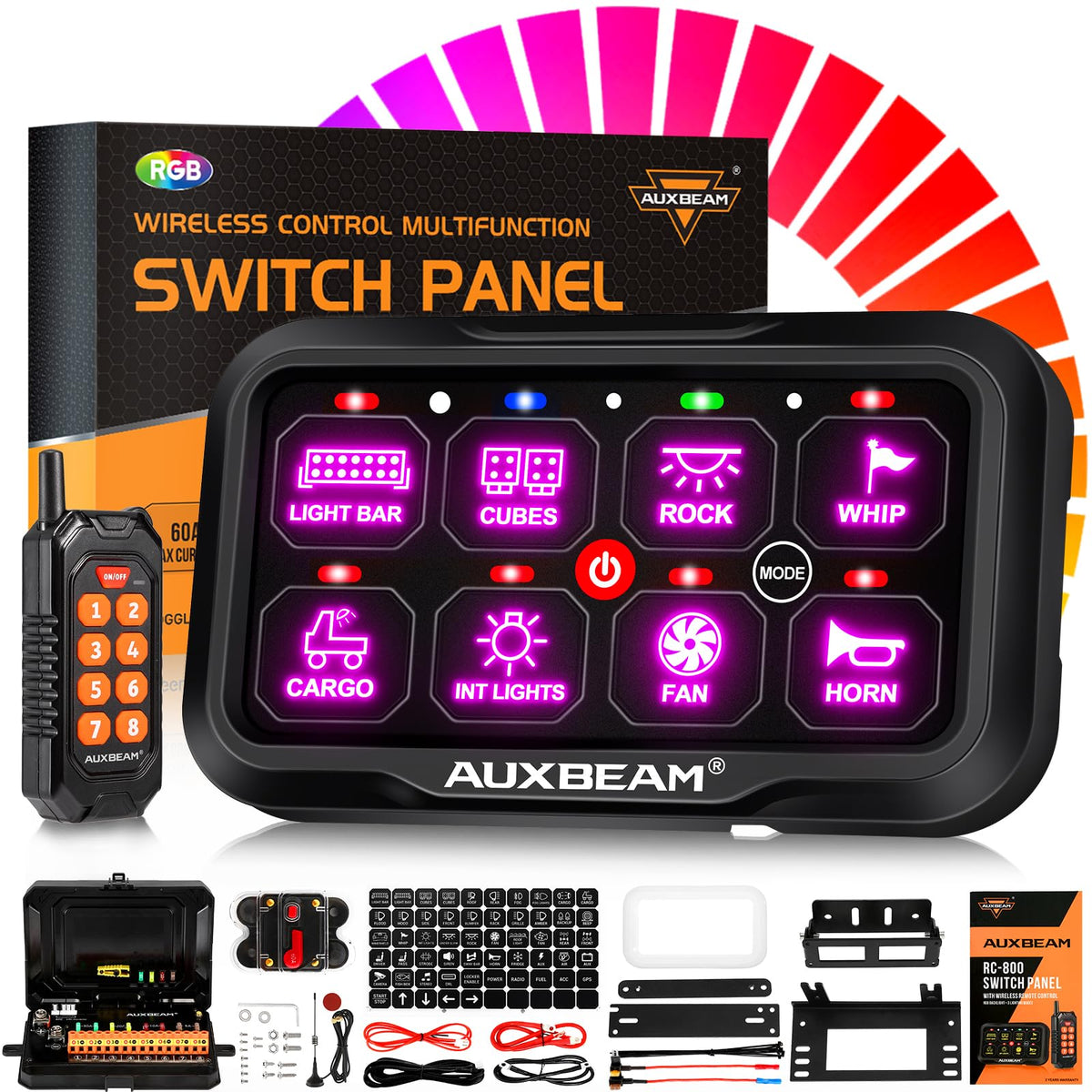 8 Gang Switch Panel RC (8 Gang Remote Panel)