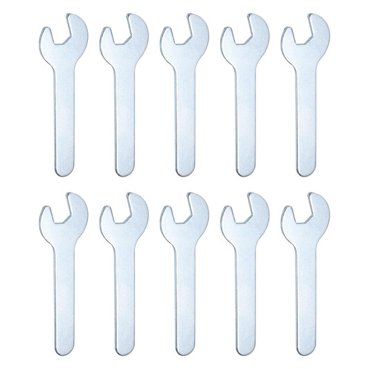 10pcs 8x70x1.8mm Small Single Open End Wrench Metric Wrenches (8x70x1.8mm)