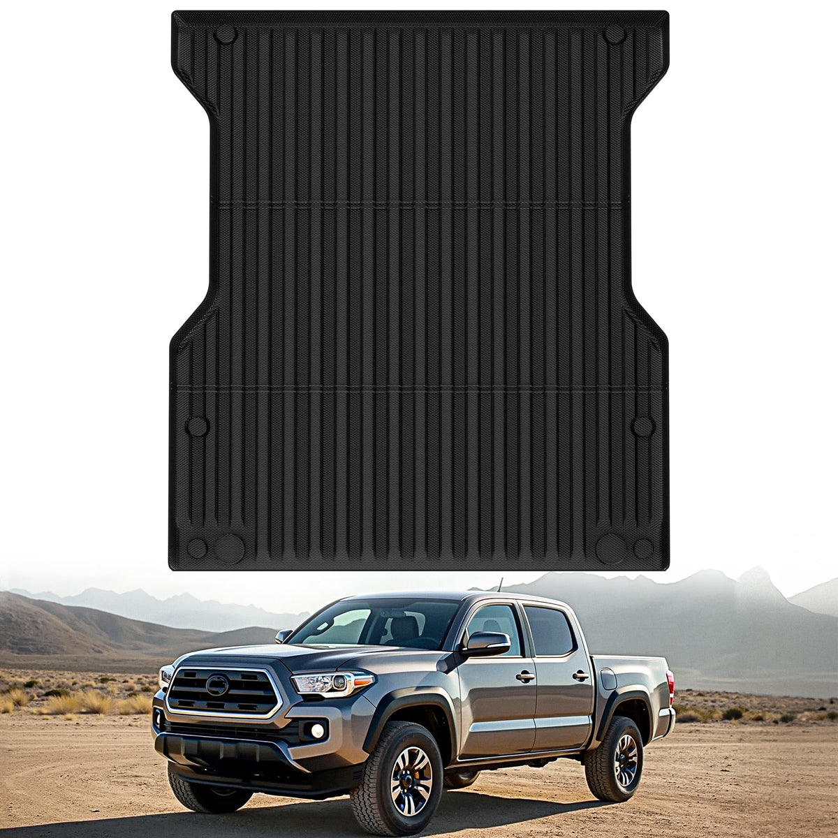 Truck Bed Mat Fit for 2024 (2024-2026 Tacoma Bed Mat 5 ft)