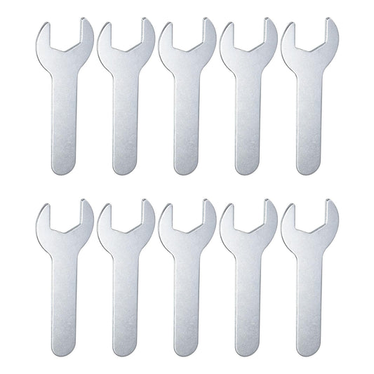 10pcs 18x92x2mm Small Single Open End Wrench Metric Wrenches (18x92x2mm)