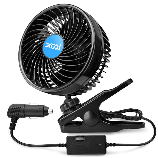 12V 6'' Car Fan (Cigarette Single Fan - Clip)