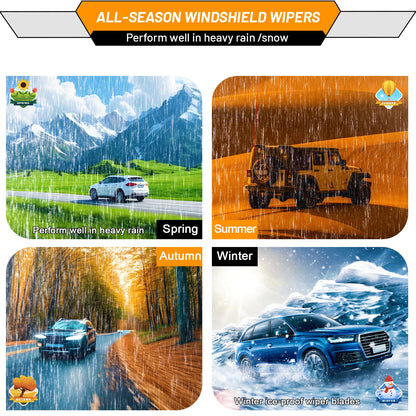 Windshield Wiper Blade Replacement for Ford Focus 2012 (28"+28"+12")