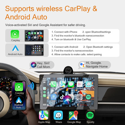 10.1 inch Single Din Car Screen