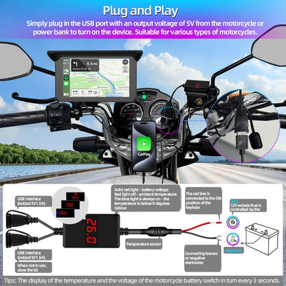 Motorcycle Carplay Screen