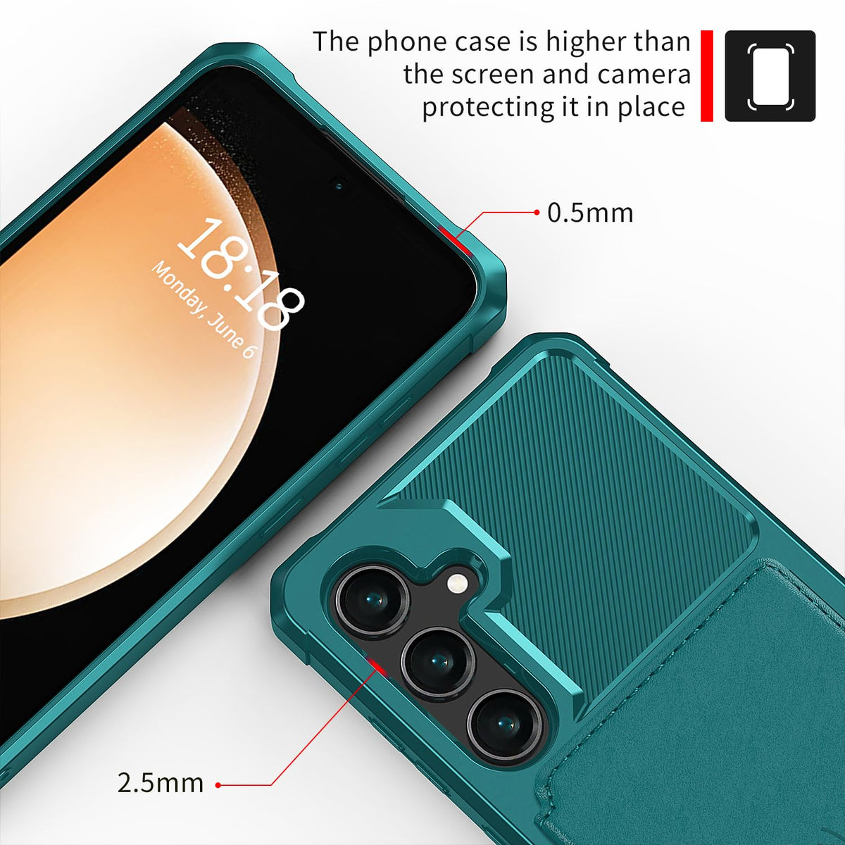 for Samsung Galaxy S25 (Green / Samsung Galaxy S25/S24)