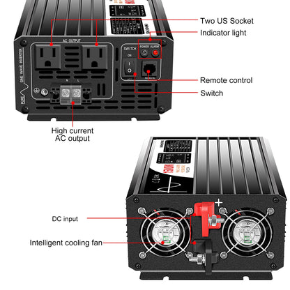 1500W Pure Sine Wave Inverter (24V 1500W)