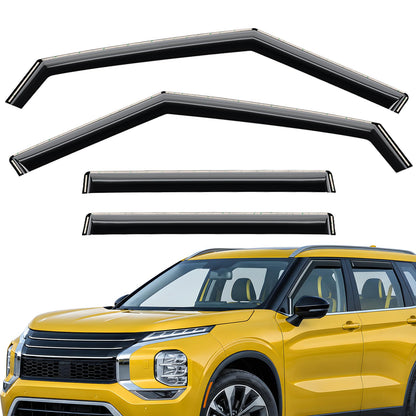 Extra Durable Window Deflectors in (For Mitsubishi Outlander 22-27)