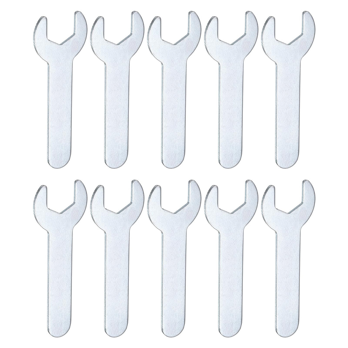 10pcs 13x70x1.5mm Small Single Open End Wrench Metric Wrenches (13x70x1.5mm)