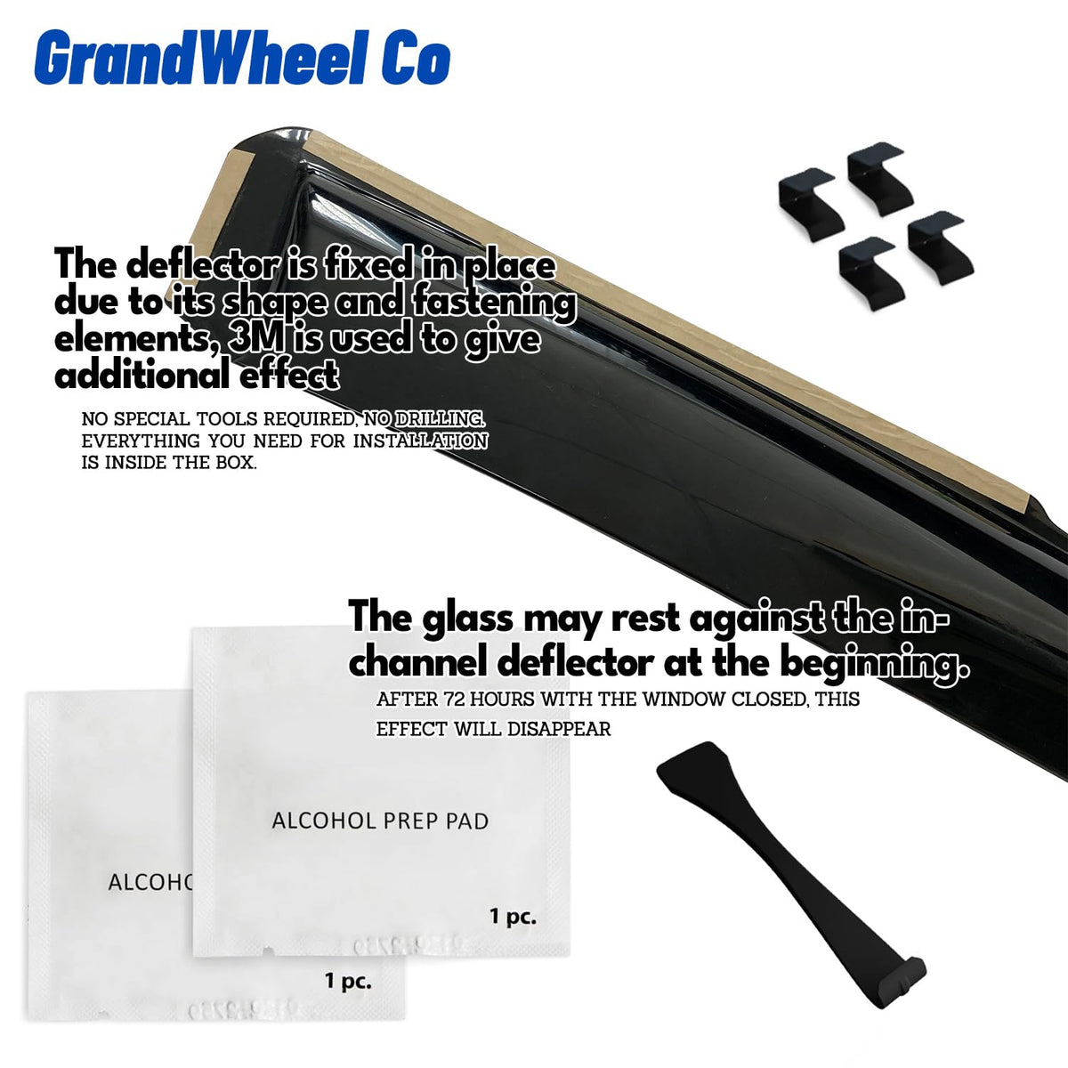Window Deflectors Smoke Tinted in (For Durango 11-27)