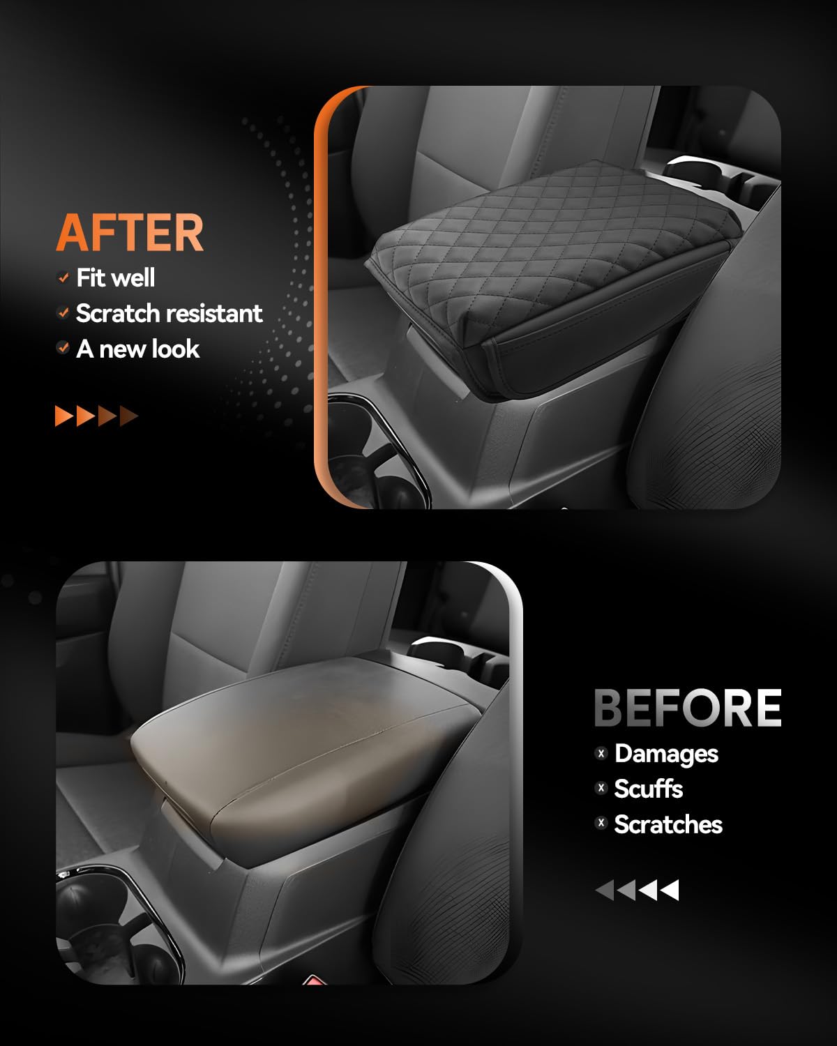 for 2023 2025 2026 GMC Canyon Center Console Cover Armrest Box Cover for Canyon