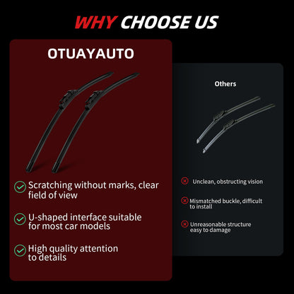 Windshield Wiper Blades for Ford Focus 2012 (28"+28"+12")