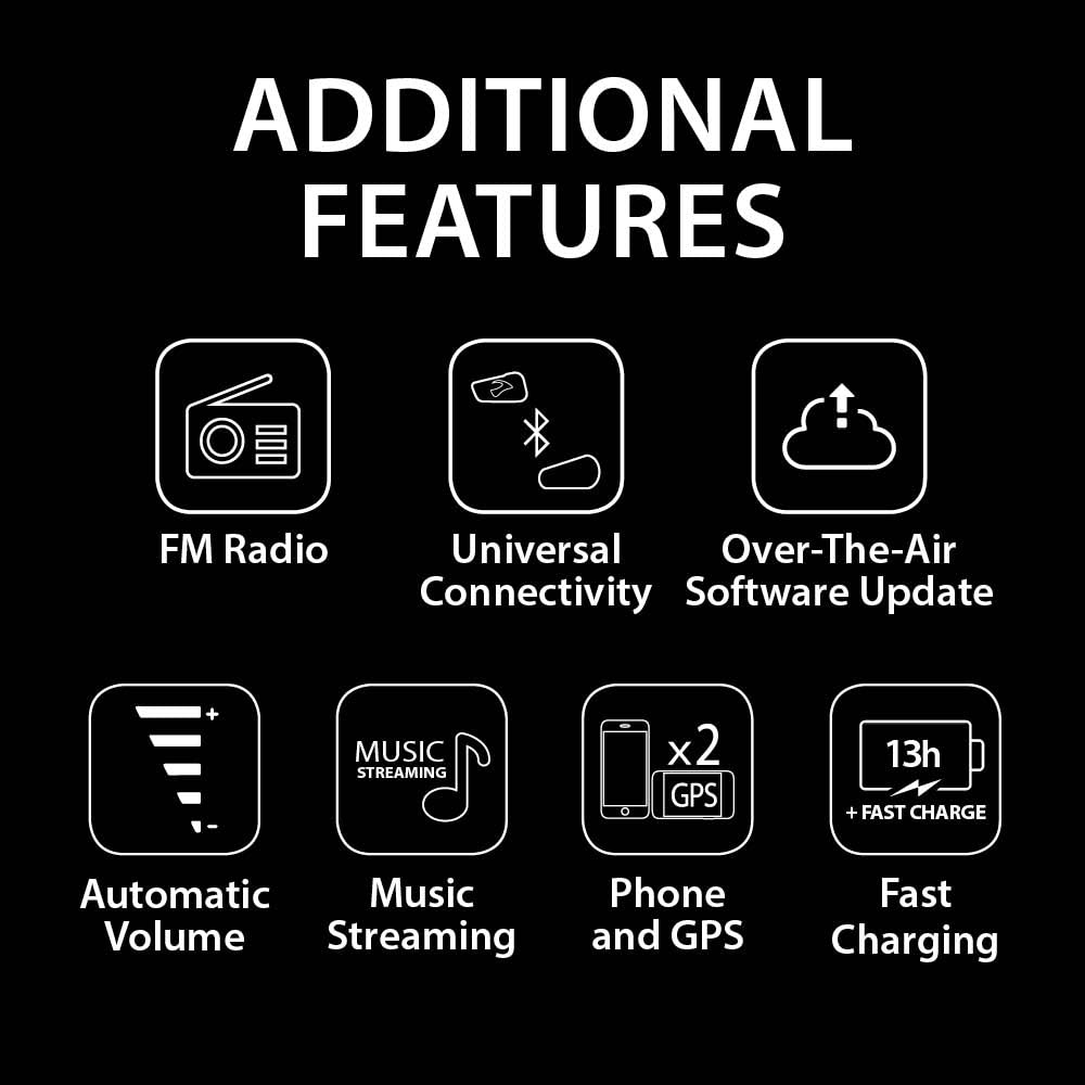 FREECOM 2X Motorcycle Helmet Bluetooth Headset (Freecom 2X / 1 Pack)