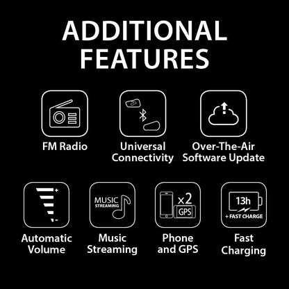FREECOM 2X Motorcycle Helmet Bluetooth Headset (Freecom 2X / 1 Pack)