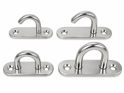 304 Stainless Steel U Hook Pad Eye Plates (M8 U Hook)