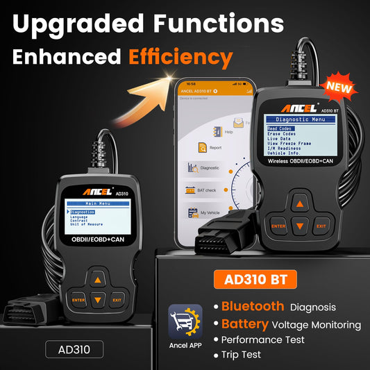 AD310BT OBD2 Scanner Code Reader
