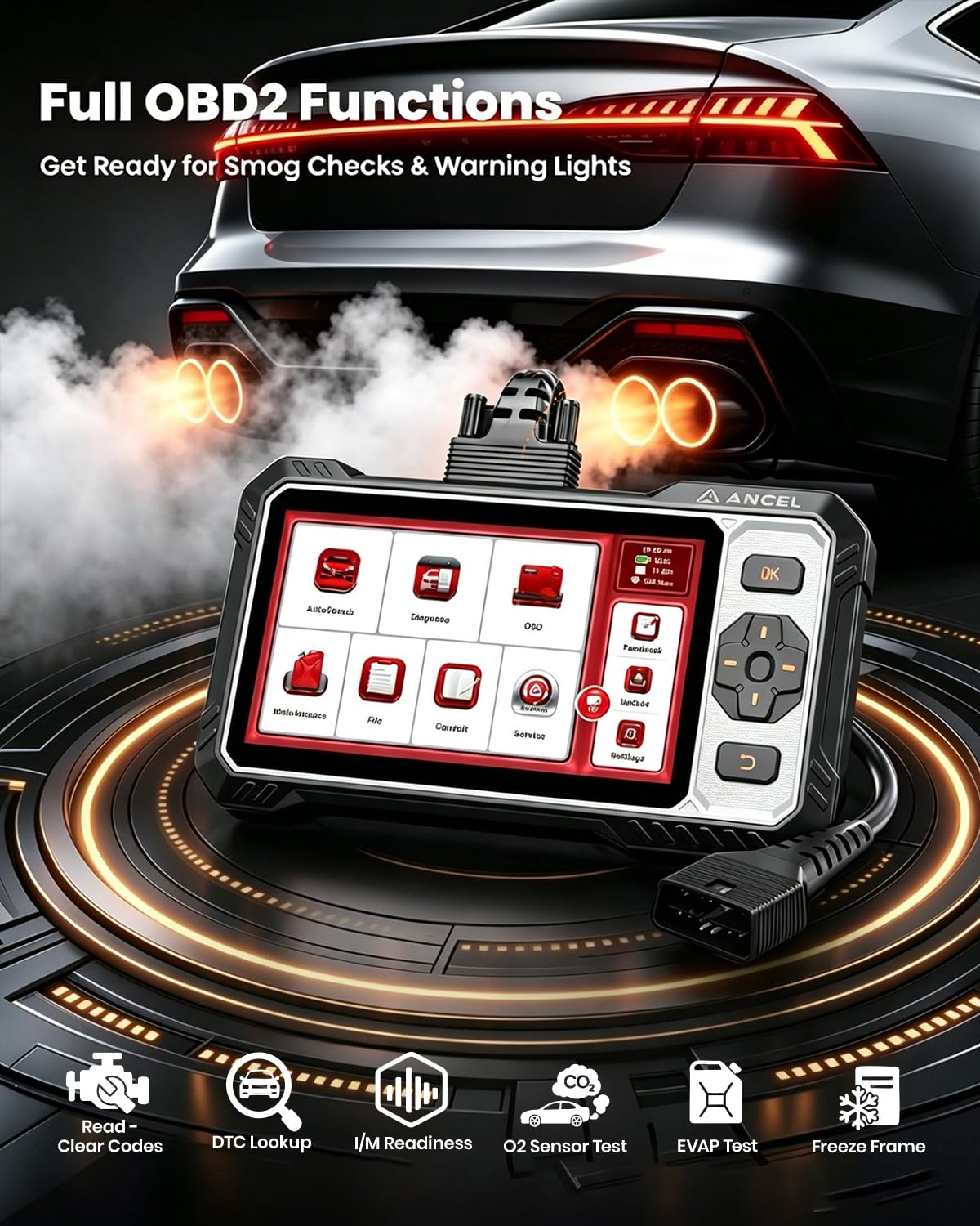 FX6000 Bidirectional Scan Tool (Red-Black)