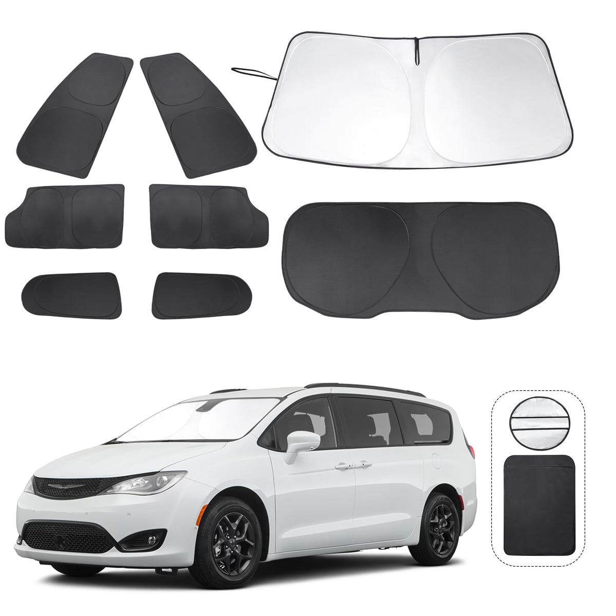 Window Shades for Chrysler Pacifica Minivan 2017