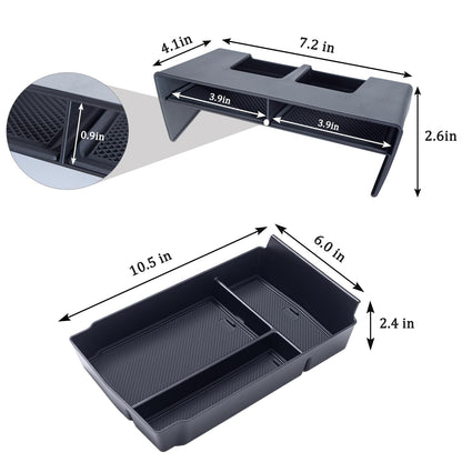 2PCS Center Console Organizer Set for 2023 (2023-2027 CRV (2pcs))