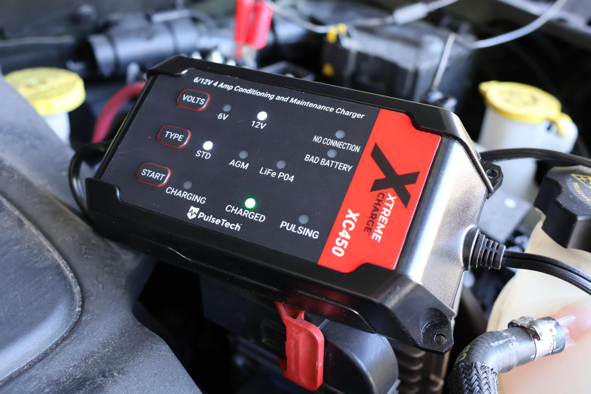 XC450 Xtreme Charge 4 AMP Smart Battery Charger & Maintainer