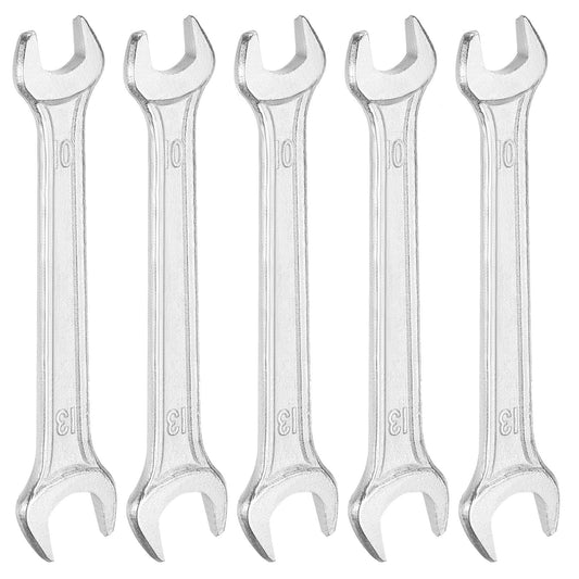 5pcs 10x13mm Double Open End Wrench 15° Offset Angle Wrenches (10mm x 13mm)
