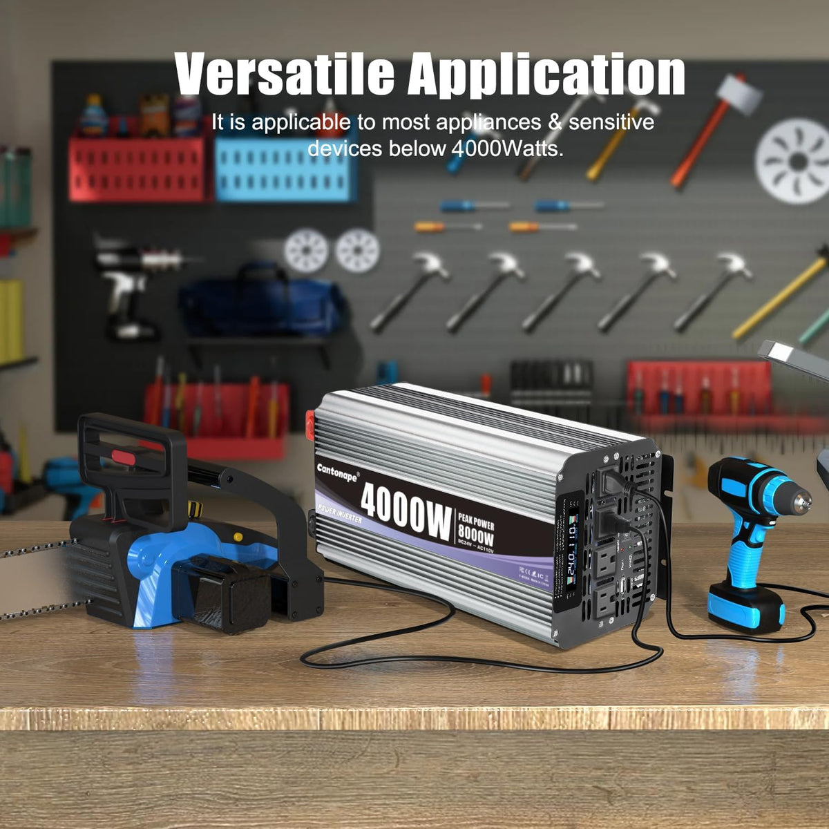 4000 Watt Power Inverter 24V DC to 110V
