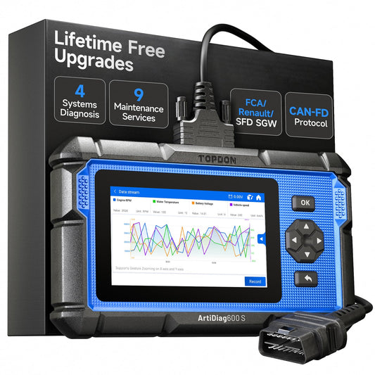 AD600S OBD2 Scanner (Blue)