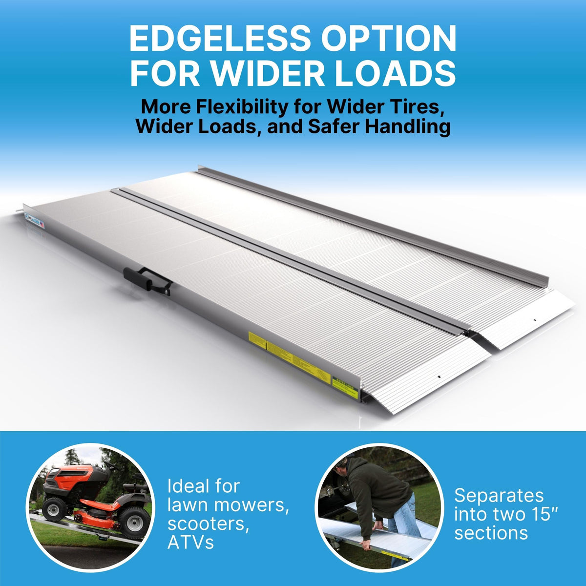 TRAVERSE Aluminum Singlefold Folding Ramp (6 Foot / Singlefold)