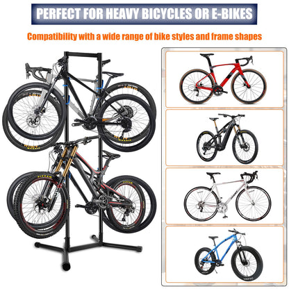 Freestanding Vertical Bike Storage Rack for Garage