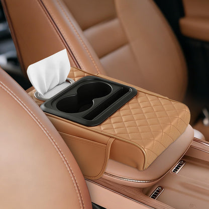 5-in-1 Car Armrest Cushion, Orange (Orange)