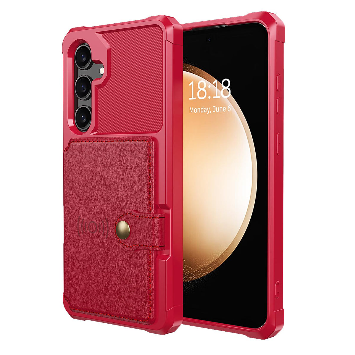 for Samsung Galaxy S25 (Red / Samsung Galaxy S25/S24)