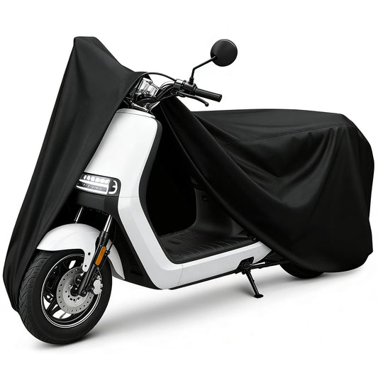 Moped Cover Scooter Cover Waterproof Outdoor Vespa Cover (S-72 inch / Black)