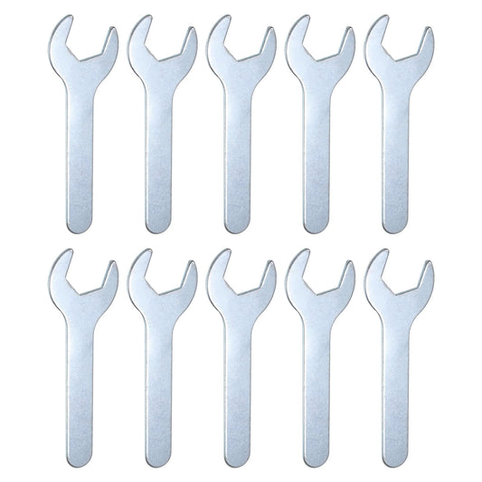10pcs 23x126x2.8mm Small Single Open End Wrench Metric Wrenches (23x126x2.8mm)