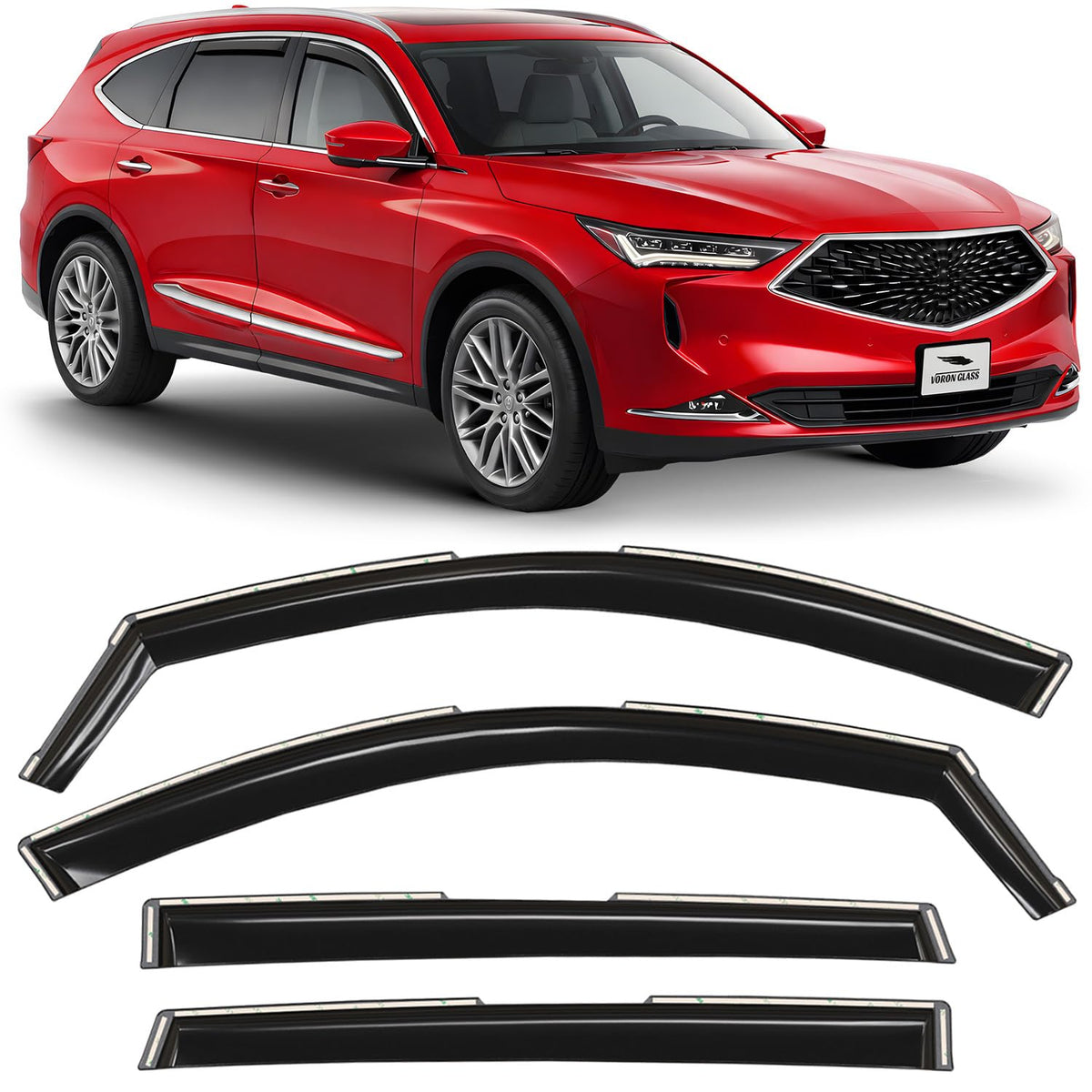 in Channel Extra Durable Rain Guards for Acura MDX 2022 (For MDX 22-27)