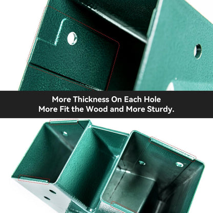 Heavy Duty Swing Sets Brackets Including 2 Green A (Green)
