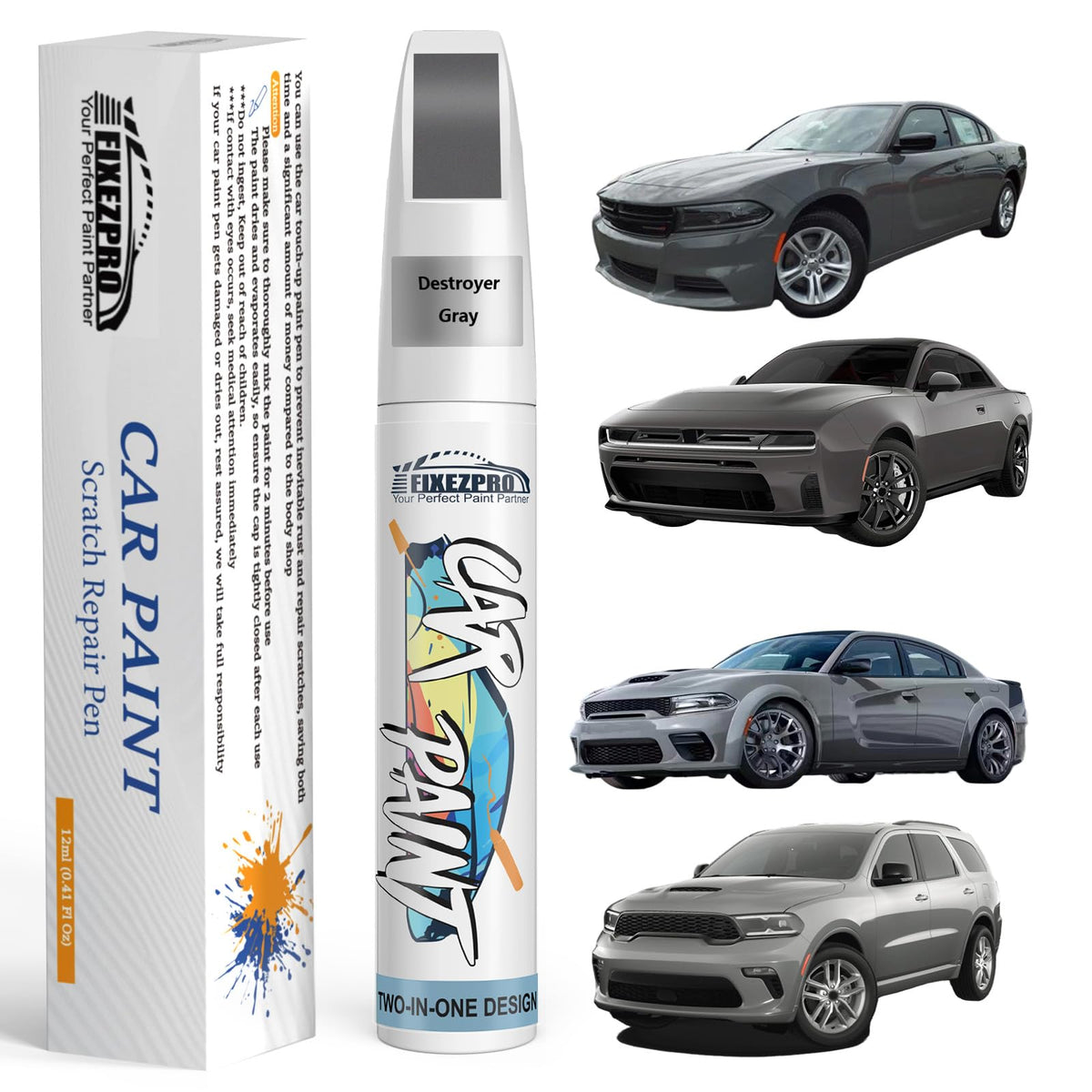 Destroyer Gray (For Dodge / Destroyer Gray(pdn) for Challenger/Charger/Caravan/Durango/Journey/Promaster City/Promaster/Ram Series)