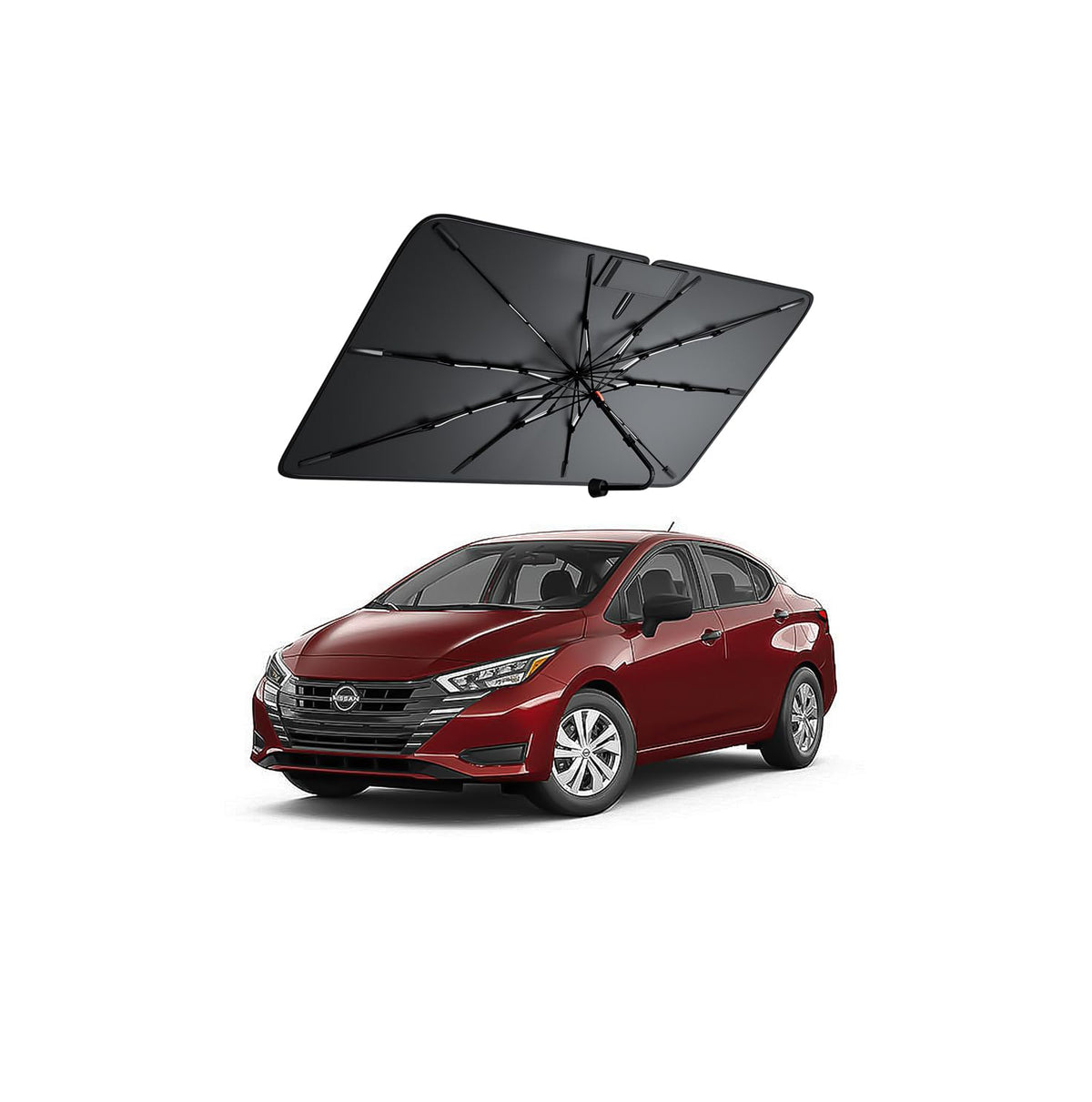 Windshield Sun Shade for Nissan Versa 2007 (Nissan Versa 2007–2026)