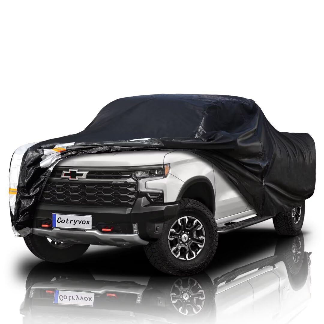 Chevrolet Silverado 1500 Truck Cover Custom Fit 1998 (Black Truck Cover / B.Fit Chevy Silverado 1500 Extended Cab)