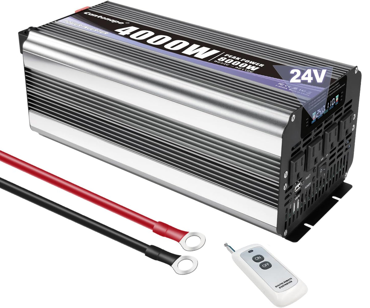 4000 Watt Power Inverter 24V DC to 110V