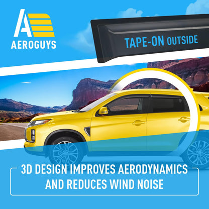 Extra Durable Window Deflectors Tape (For Mitsubishi Outlander Sport 11-27)
