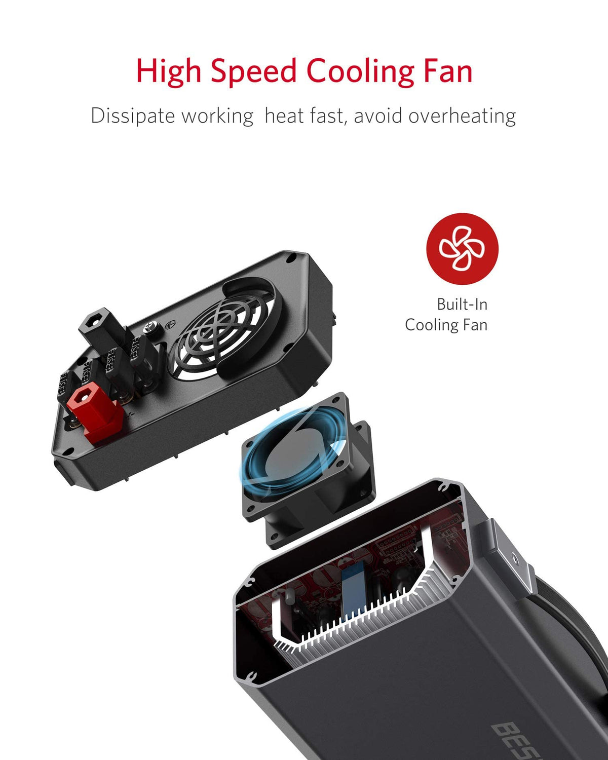 1200 Watt Power Inverter (Grey)