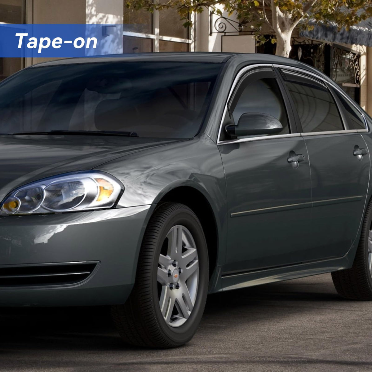 Window Visors Rain Guards for 2006 (2006-2013 Chevy Impala)