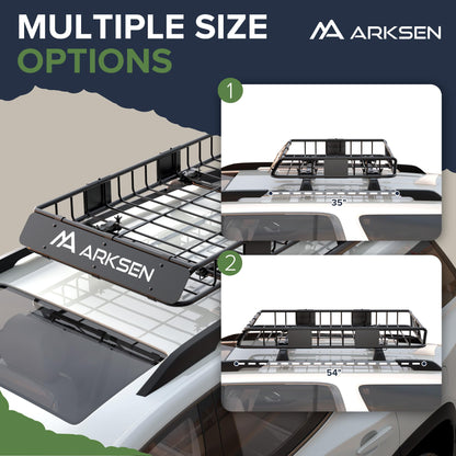 54" x 34" x 6" Roof Rack Cargo Basket with Bag