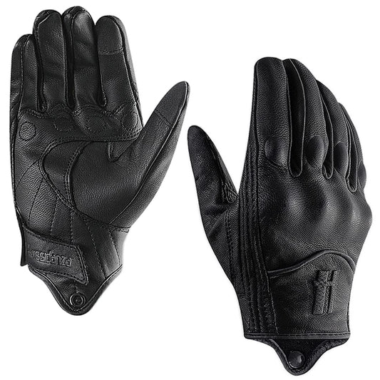 Women Touchscreen Motorcycle Racing Gloves GL016 Black (X-Small / Black)