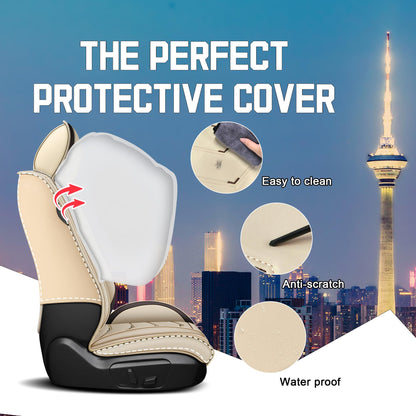 Car Seat Covers for Chrysler Pacifica 2004 (Beige / 2 Pcs Front)