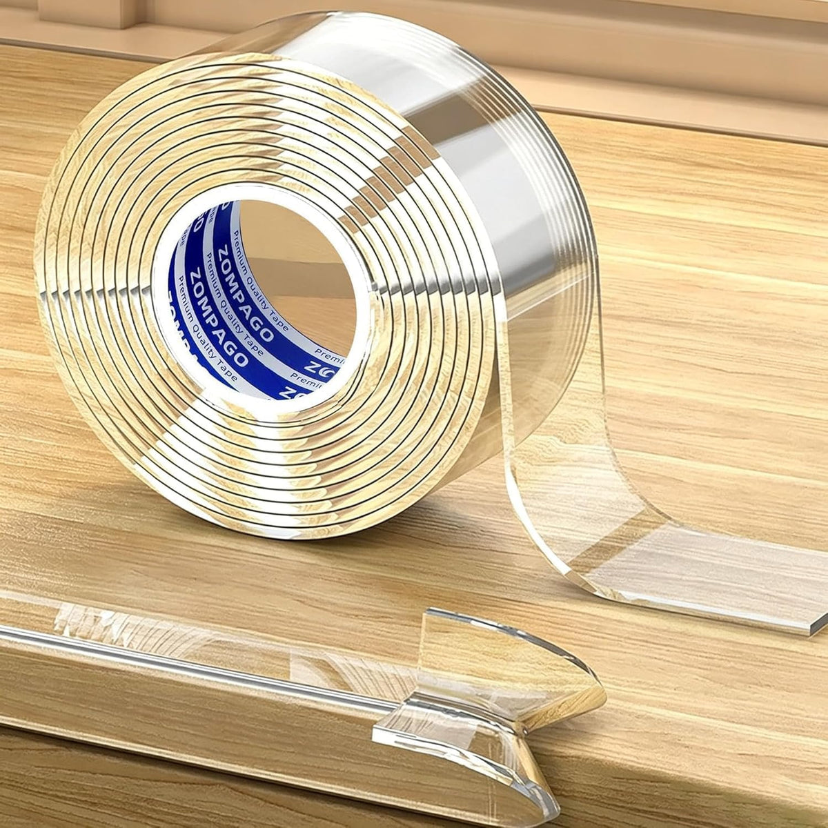 Clear Edge Protector for Baby Proofing (6.56ft（2m) / 2in x 6.56FT)