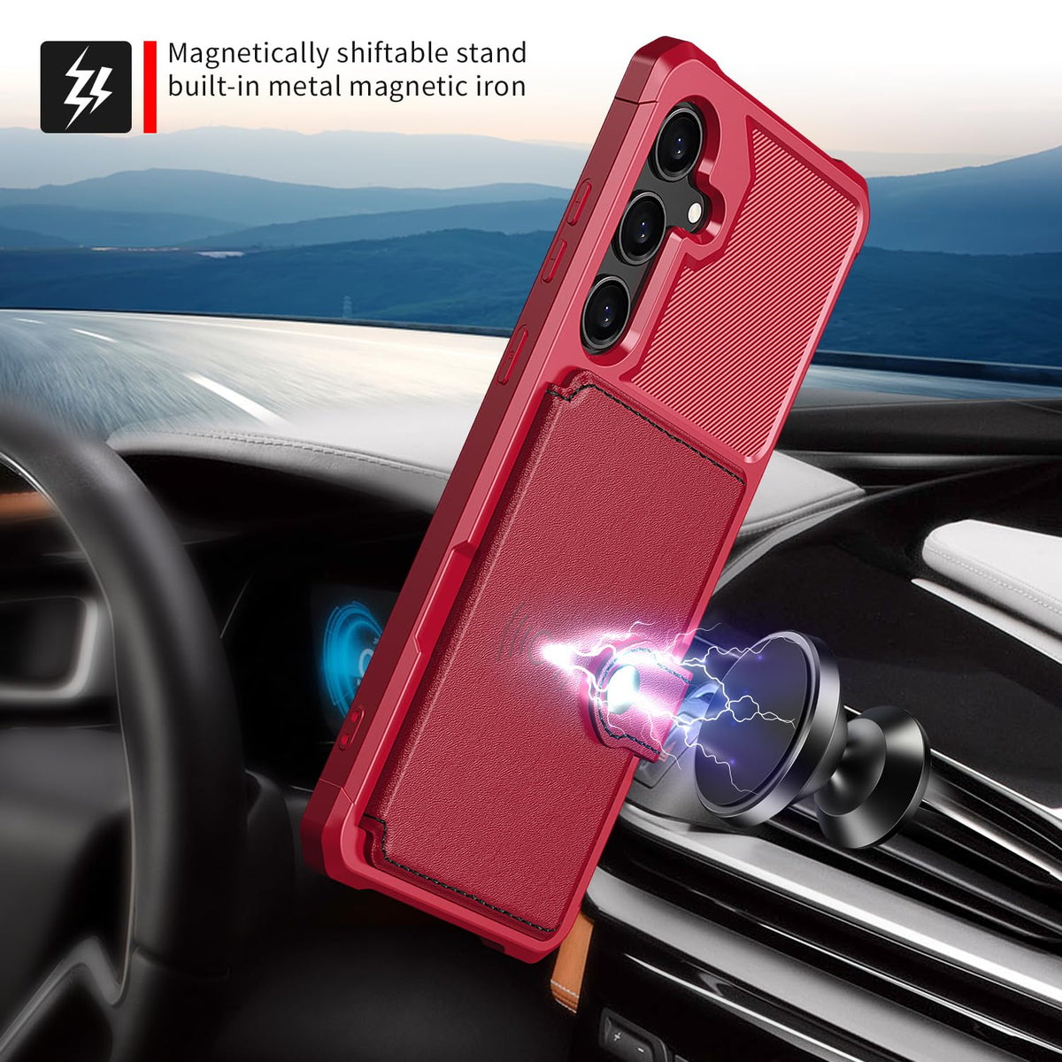 for Samsung Galaxy S25 (Red / Samsung Galaxy S25/S24)