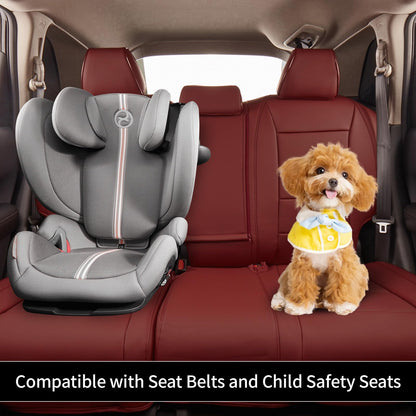 Custom Seat Covers for KIA Sportage Hybrid LX (Burgundy / 2023-2027 Sportage Hybrid LX)