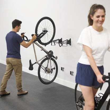 Swivel Bike Wall Mount (4 Pack / 2 Mountain Bike & 2 Road/Gravel)