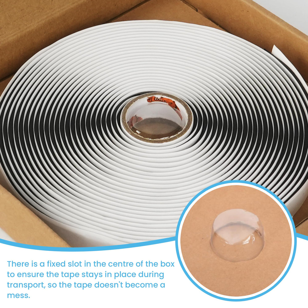 Butyl Tape Black 1" x 30' x 1 (Black / 1" x 30' x 1/8")