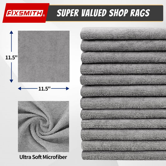Microfiber Cleaning Cloth (Grey / 24PK)